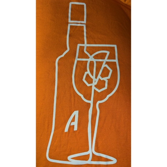 Aperol Spritz Size Large Orange Tank Top - Picture 4 of 5